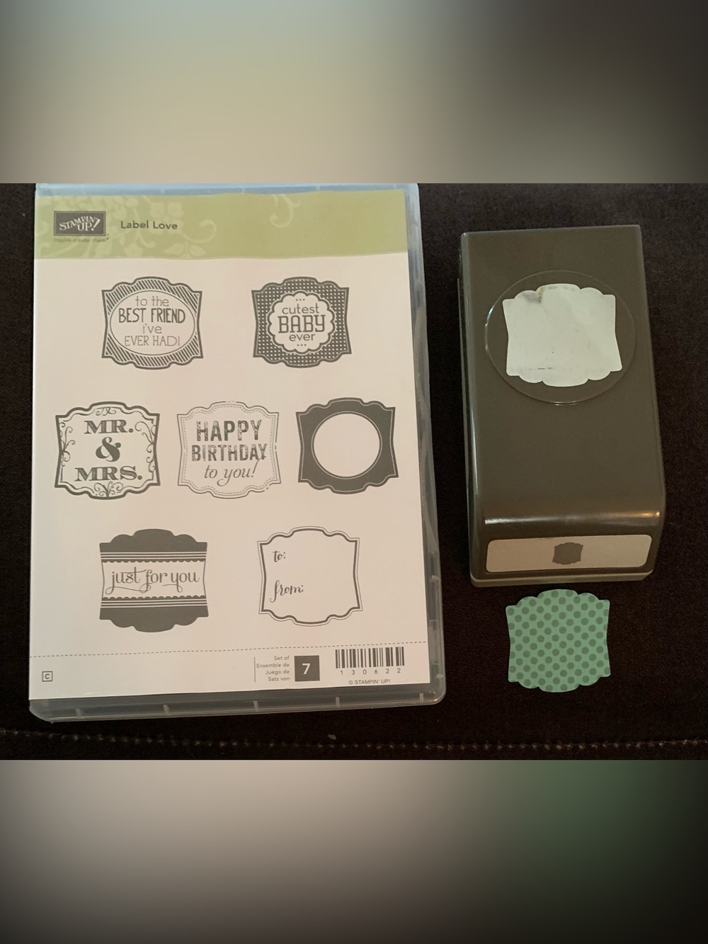 Stampin' Up! Label Love Stamps & Punch Bundle